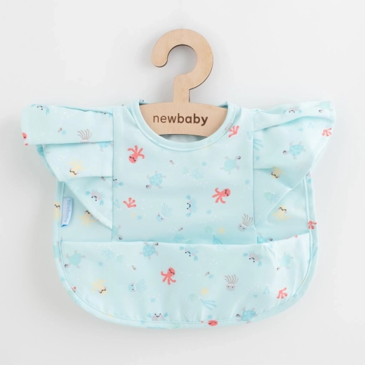 Luxury girls’ ruffled bib NEW BABY