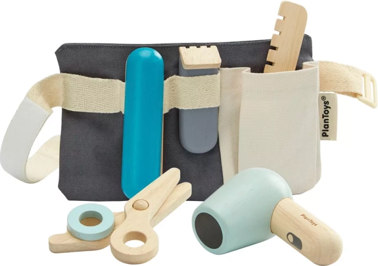 PlanToys juuksurisalongi komplekt vööga