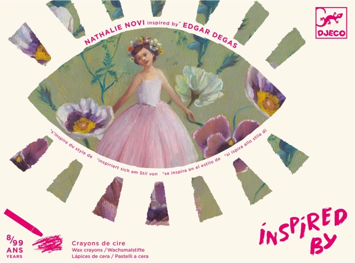 Djeco Inspired by Degas – kunstikomplekt lastele