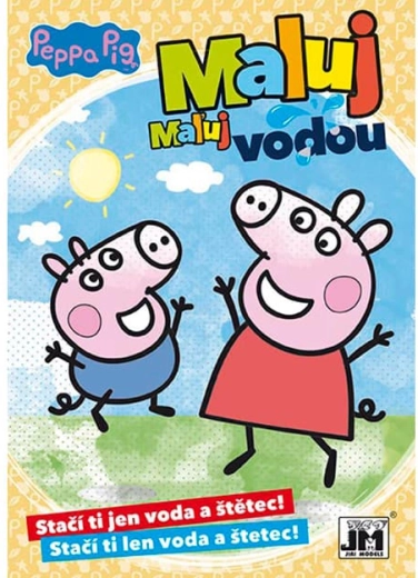 coloring book A5 paint with water Peppa Pig