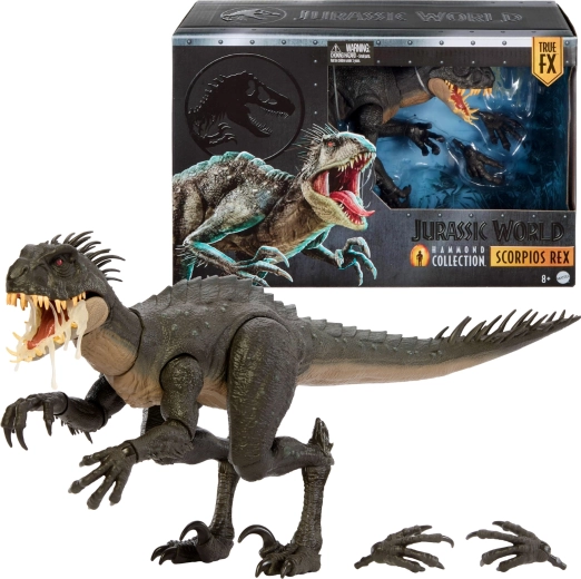 Mattel Jurassic World Hammond Collection Scorpios Rex – 43 cm kollektsionääri dinosaurusefiguur