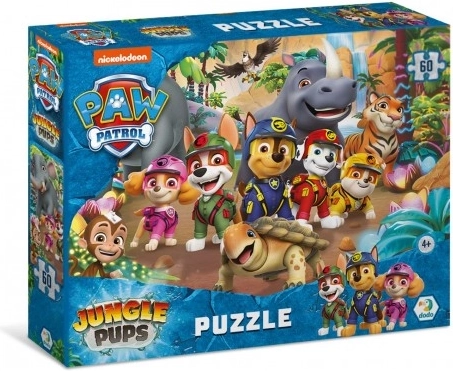 Pusle Paw Patrol – džungel, 60 tükki