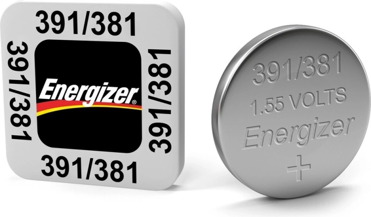 Energizer watch battery 391/381 SR1120 1 pc
