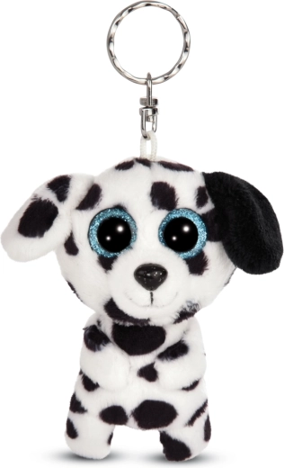 Nici Glubschis Dalmatian Dottino Keychain 9 cm Green