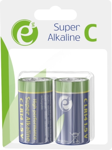 Aluselised patareid C LR14 1.5 V, pakendis 2 tk