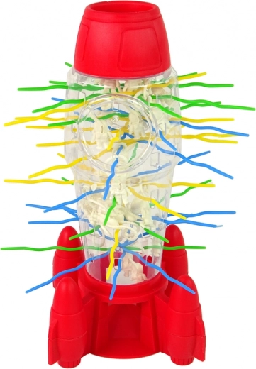 Kosmiline rakett värviliste pulkadega