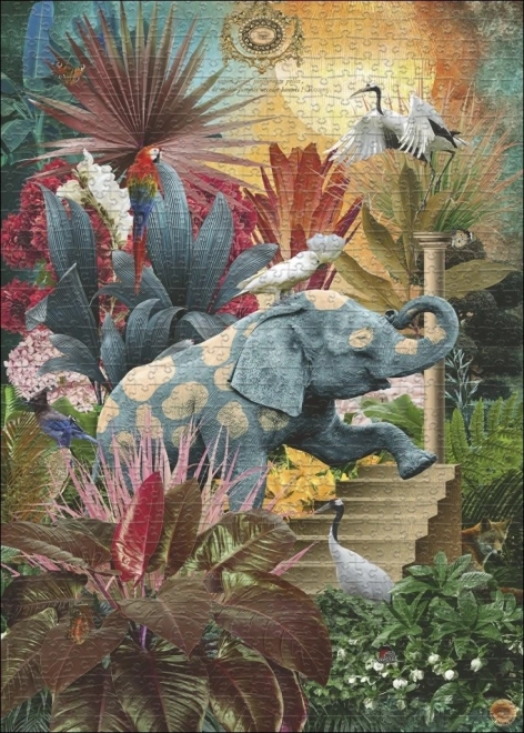 Puzzle HEYE Fauna Fantasies: Elevandi fantaasia 1000 tükki