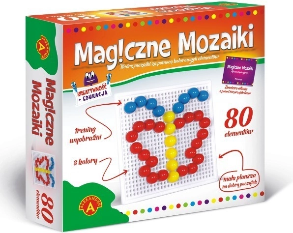 Magic Mosaics – creative and educational set of 80 pieces