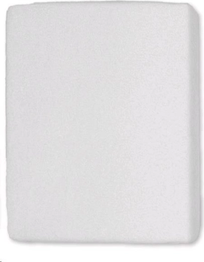 White terry cot sheet