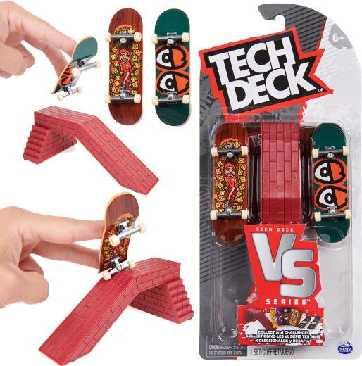 Tech Deck VS Series Krooked fingerboard’i komplekt takistusega, 2 tk