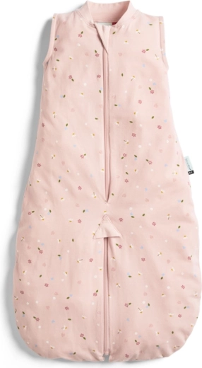 ErgoPouch magamiskott ja magamis-onesie 2in1 orgaanilisest puuvillast, muster daisies, 0,2 tog (8–24 kuud)