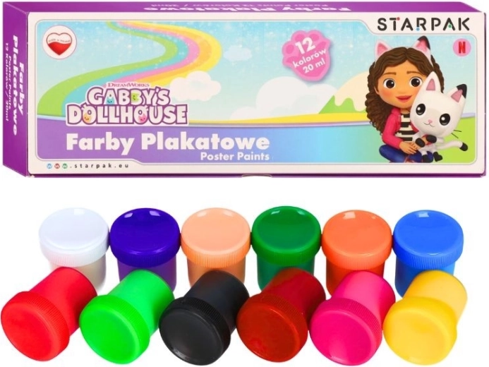 Gabby's Dollhouse Plasticine – set of 12 colors