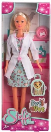 Doll Steffi Veterinarian with Puppy