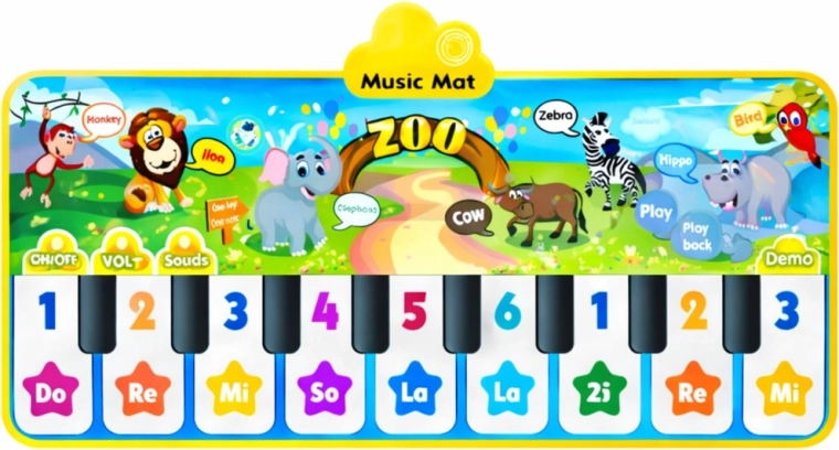 10 keys and 10 melodies for first musical steps