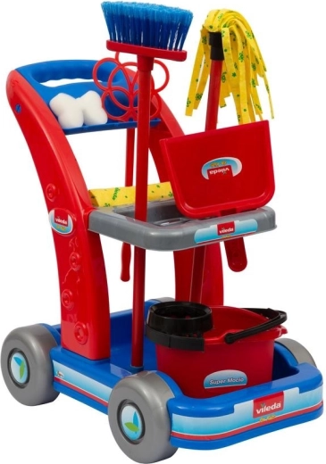 Cleaning maxi set with Vileda trolley for kids