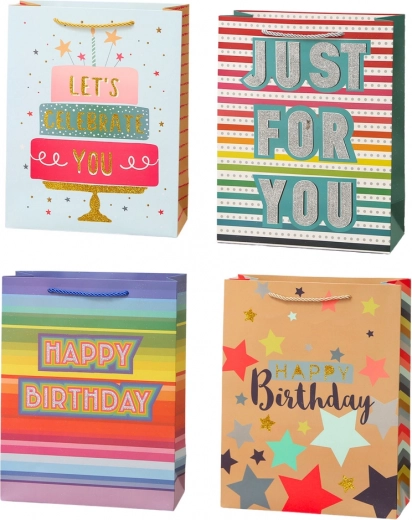 Kinkekott Happy Birthday 23 x 18 x 10 cm