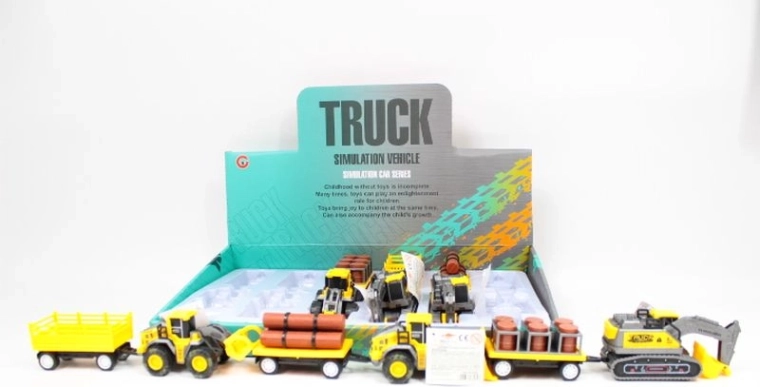 Construction Vehicle with Trailer
