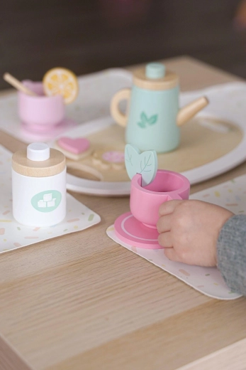 Puidust teeserviis Teatime