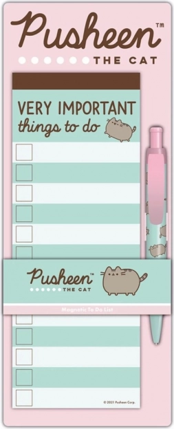 Märkmete komplekt PUSHEEN magneti ja pastakaga