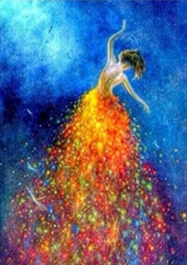 Diamond Painting Dancer 30 × 40 cm