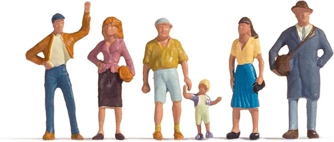 Noch jalakäijate figuuride komplekt (H0)