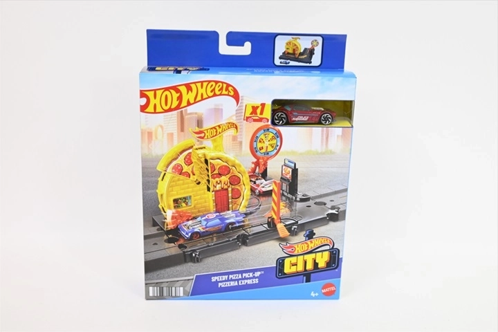 Hot Wheels City stardipizzeria – mängukomplekt autoga