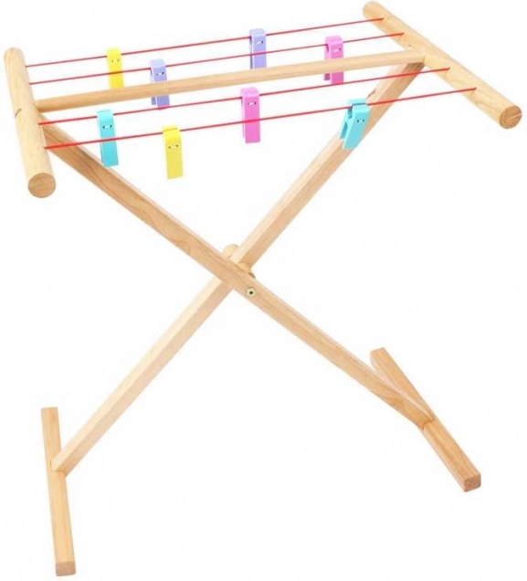 Puidust pesukuivatusrest Bigjigs Toys