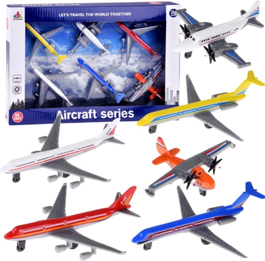 Metallist lennukite komplekt