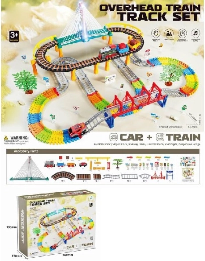 Electric Train Set 212 Pieces