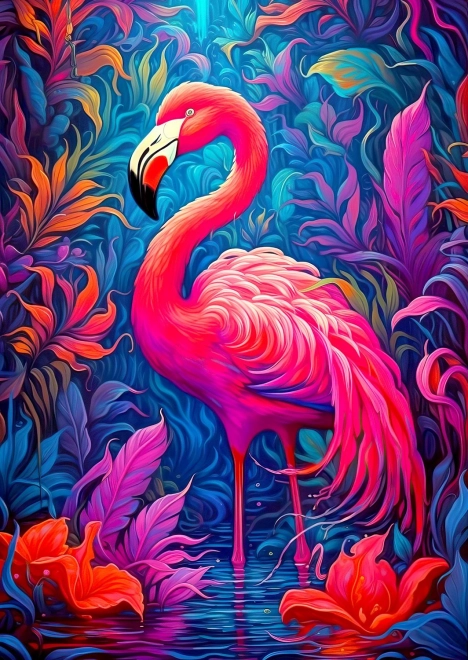 Nautige Flamingode puslet 1000 tükiga