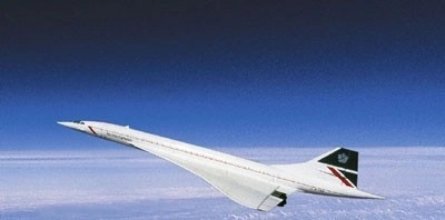 Plastikmudel Concorde British Airwaysi värvides