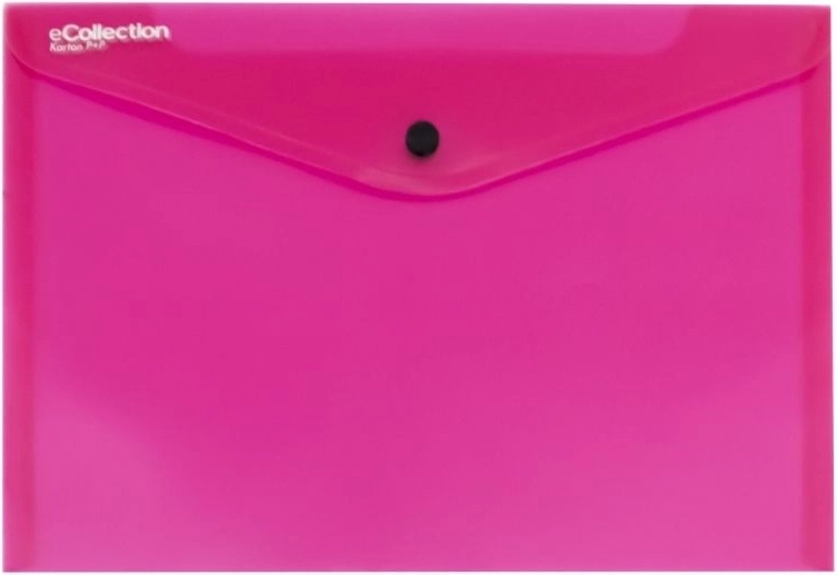 A5 Snap-Button Document Wallet, Pink – eCollection