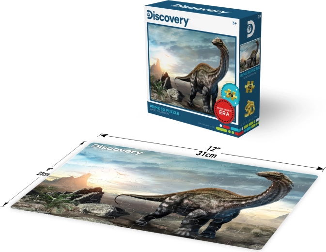 3D Puzzle Apatosaurus 48 Pieces