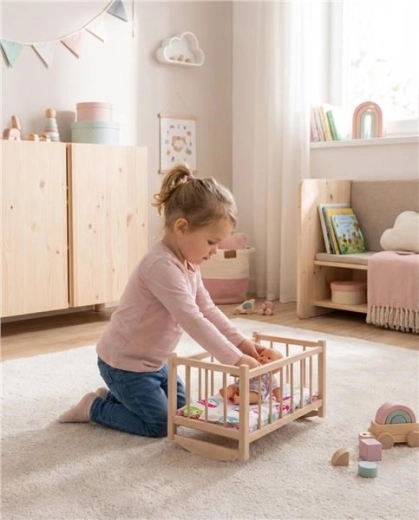 Rocking cradle for creative play