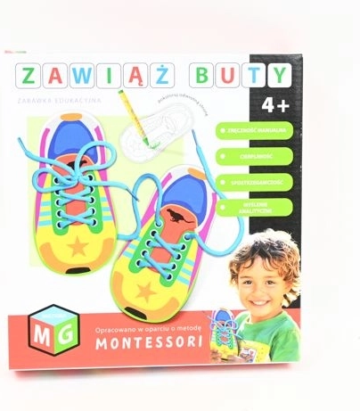 Montessori hariv õppevahend „Seo kingapaelad”
