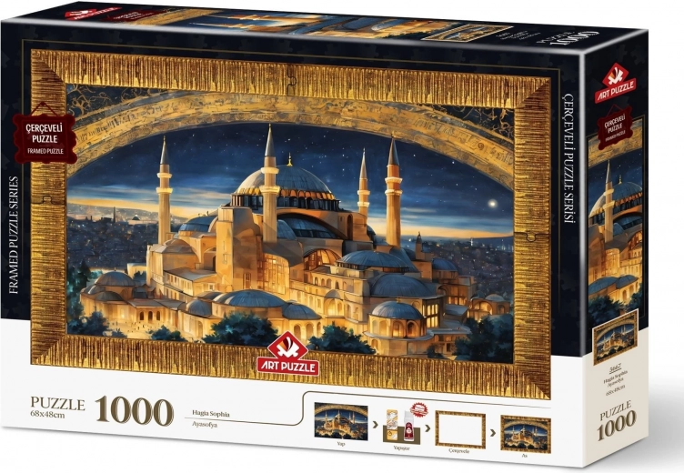 Pusle koos raami ja liimiga 3in1 Hagia Sophia 1000 tükki