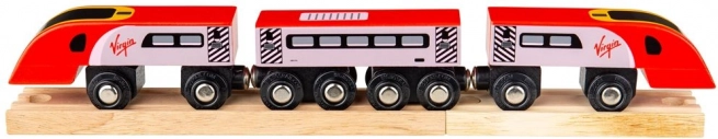 Bigjigs Rail Virgin Pendolino – wooden train set