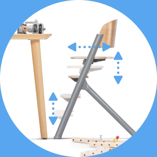 Istme ja toe lihtne reguleerimine ergonoomiliseks istumiseks