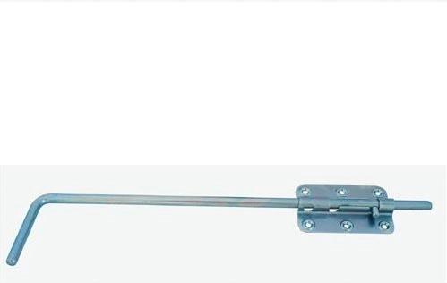Long door bolt 400 mm, galvanized