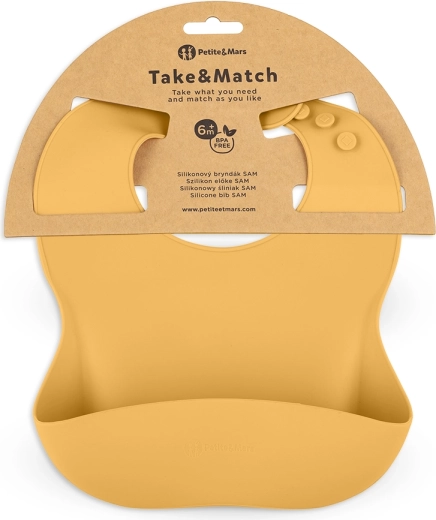 Silikoonist pudipõll PETITE&MARS Take&Match intense ochre 6k+