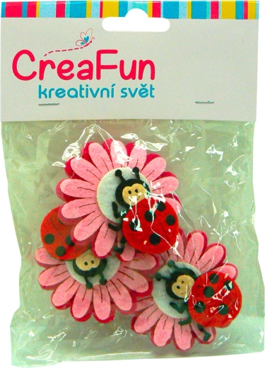 Flower and Ladybug – creative set, 3 pcs