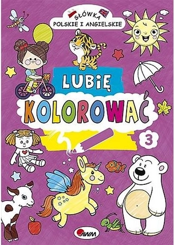 Lubię kolorować – poola ja inglise keele sõnad