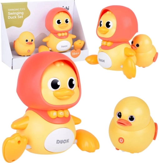 Interactive Duckling Family – Moving Musical Toy to Encourage Crawling