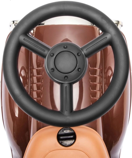 Steering wheel with horn and steering lock