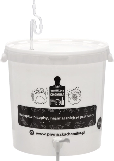 30 L Fermentation Vessel with Lid, Tap, Airlock and Seal