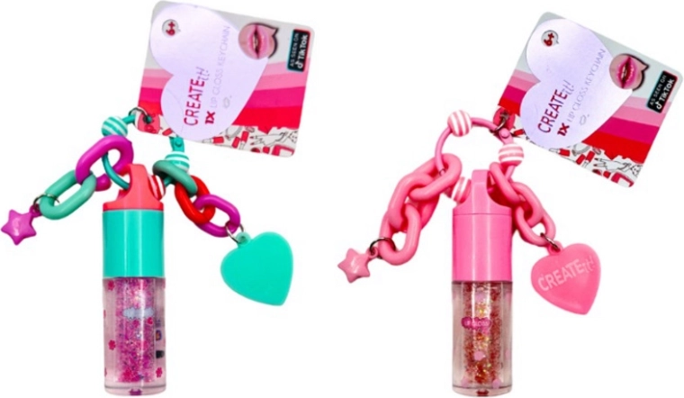 Create It! lip gloss with keychain