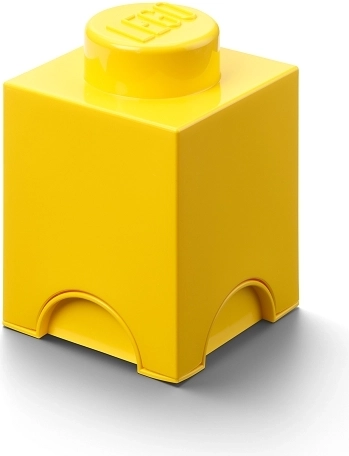 Lego storage box 1 – yellow