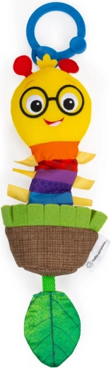 Baby Einstein pull-string hanging rattle toy Cal-a-Puller with C ring, 0m+