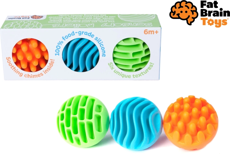 Fat Brain sensoorsed pallid Sensory Rollers - 3 tk