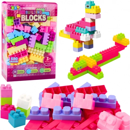 Colorful Building Blocks 230 pcs in a Practical Box